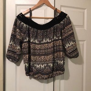 Off the shoulder top